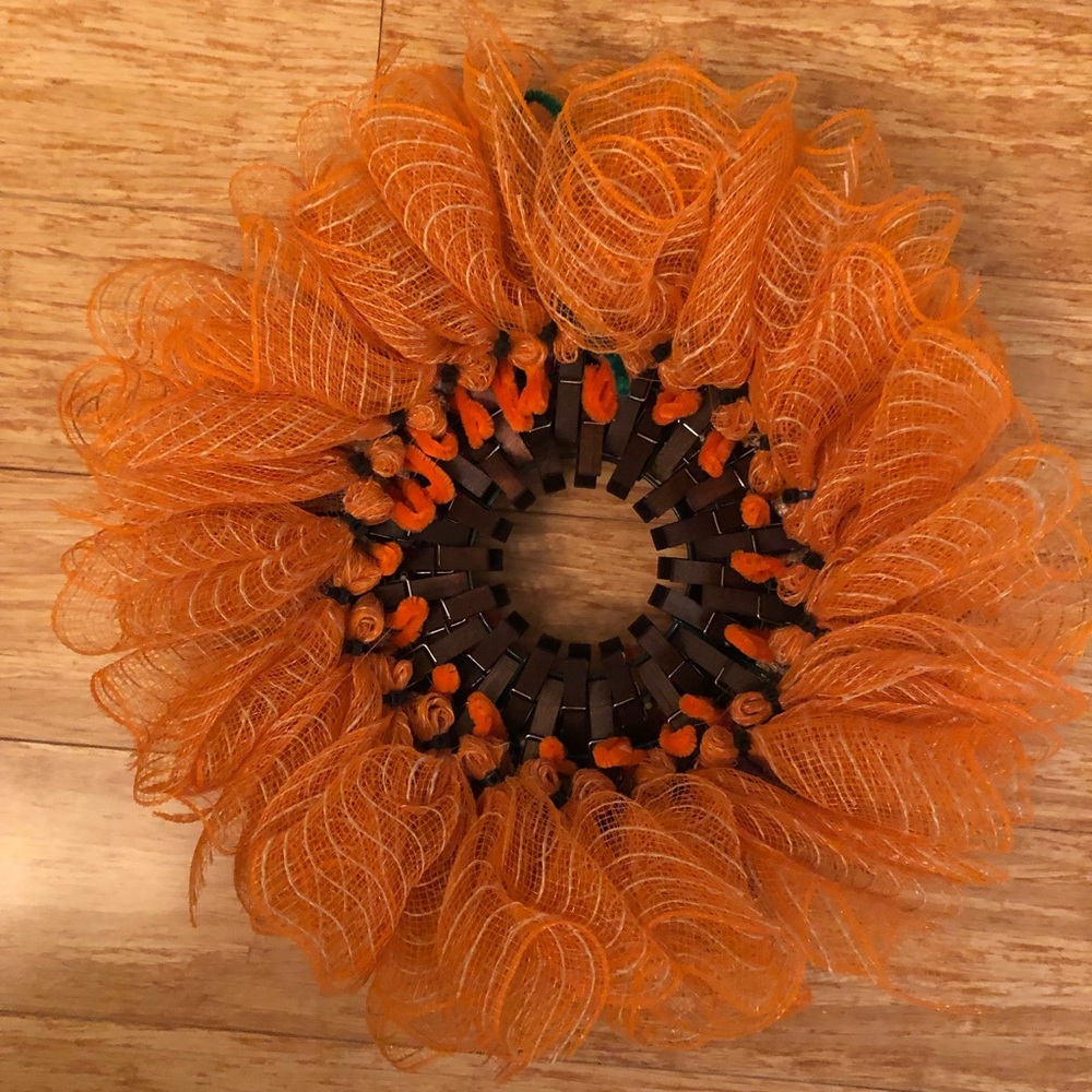 Fall wreath - one of a kind - handmade - Picture 3 of 3